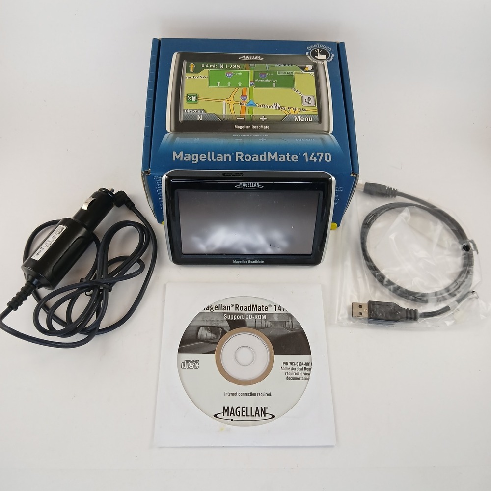 Magellan RoadMate‎ 1470 GPS Navigator 4.7" Touchscreen Widescreen Tested Works
